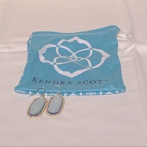 Blue translucent Kendra Scott earrings